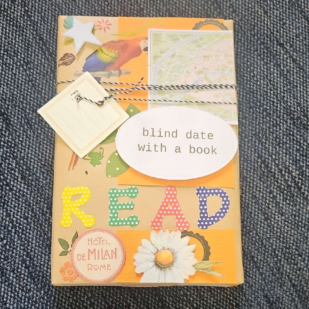 Colorful 'Blind Date with a Book' Package